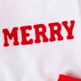 thumbnail image 6 of VNKIDY Toddler Girl Christmas Outfits Sets Baby Girl Crewneck Sweatshirt Tutu Skirts Sets Cute Little Girl Clothes Sets Comfort, 6 of 6