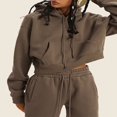 thumbnail image 2 of MesaSe Sweat à Capuche à Manches Longues pour Femme, 2 of 3