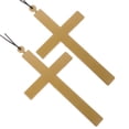 thumbnail image 5 of KAKOWELY 2 piezas de colgante de cruz de sacerdote y monja, collar de cruz, accesorio de disfraz de sacerdote y monja, 5 of 5