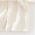 thumbnail image 6 of NOLDARES Kids Little Boys Girls Cartoon Hooded Bathrobe Toddler Robe Pajamas Sleepwear,White,3-4 Y, 6 of 6
