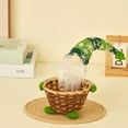 thumbnail image 2 of Beautynvta Christmas Candy Storage Basket, Gnome Fruit Basket Woven Holder Servers, Faceless Doll Decorative Candy Basket for Christmas Holiday Table Party Gift Decoration, 2 of 5