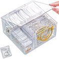 thumbnail image 1 of Organizador de joyas HomePetite 4 en 1 con 60 bolsas antiempañamiento, 1 of 9