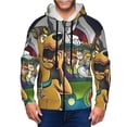 thumbnail image 3 of Sigee Scooby-Doo Cf for Men's Zip-Up Hoodie Moisture Wicking and Breathable, Full Zip Hooded Sweatshirt,Large, 3 of 8