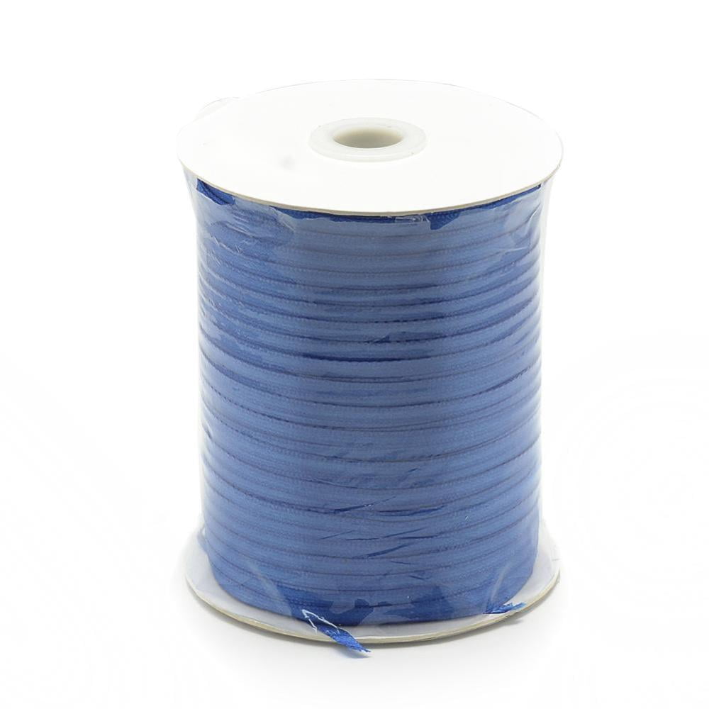 Double Face Satin Ribbon Polyester Ribbon Steel Blue 1/8 inch(3mm) 880yards/roll(804.672m/roll)