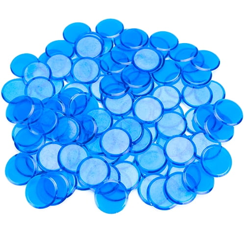 100 Pack Blue Bingo Chips