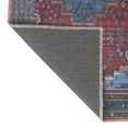 thumbnail image 7 of Unique Loom Mangata Collection Area Rug - Molly (2' x 5' Runner Red and Blue/Ivory), 7 of 7