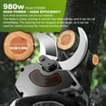 thumbnail image 4 of Electric Pruning Shears with 2.1m Telescopic Pole&4.5ah Battery&waist Bag,Cordless Electric Secateurs with Battery Level Display/Cutting Times for Fruit Trees Hedge Bush Orchard, 4 of 8