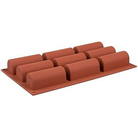Silikomart Orange Non-Stick - Small Buche - 9 forms
