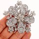thumbnail image 5 of unbranded Pin De Con Rhinestones Para Y Sombreros Detalle Delicado En Metal Para Ocasiones Especiales, 5 of 6