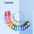 thumbnail image 6 of Portable Metal Ring Key Organizer with 10 Spring Hooks & Key Tags with Ring and Label Window, 6 of 6