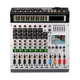 thumbnail image 3 of 8 Channel Mixer, Professional  Mixing 99 DSP Digital Effects  Console Mixer DJ Console For  Stage ,Smart Fader, 3 of 7
