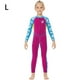 thumbnail image 2 of Niños con traje de neopreno de neopreno Prevención de rasguños con cremallera frontal Traje de surf para niñas Jóvenes Adolescentes Niño Niño Natación L 2.5mm Guardurnaity OD003644-03, 2 of 7