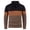C-Coffee443, variant on DHFJKG Mens Quarter Zip Knit Ribbed Sweaters Color Block Long Sleeve Stand Collar Regular Fit Bottoming Shirt Pullover Fall Winter Soft Jumper Tops