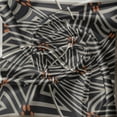 thumbnail image 5 of Ambesonne Azulejo Valance Pack of 2, Abstract Ceramic Tile Motif, 54"X18", Charcoal Grey Rust Dust, 5 of 5