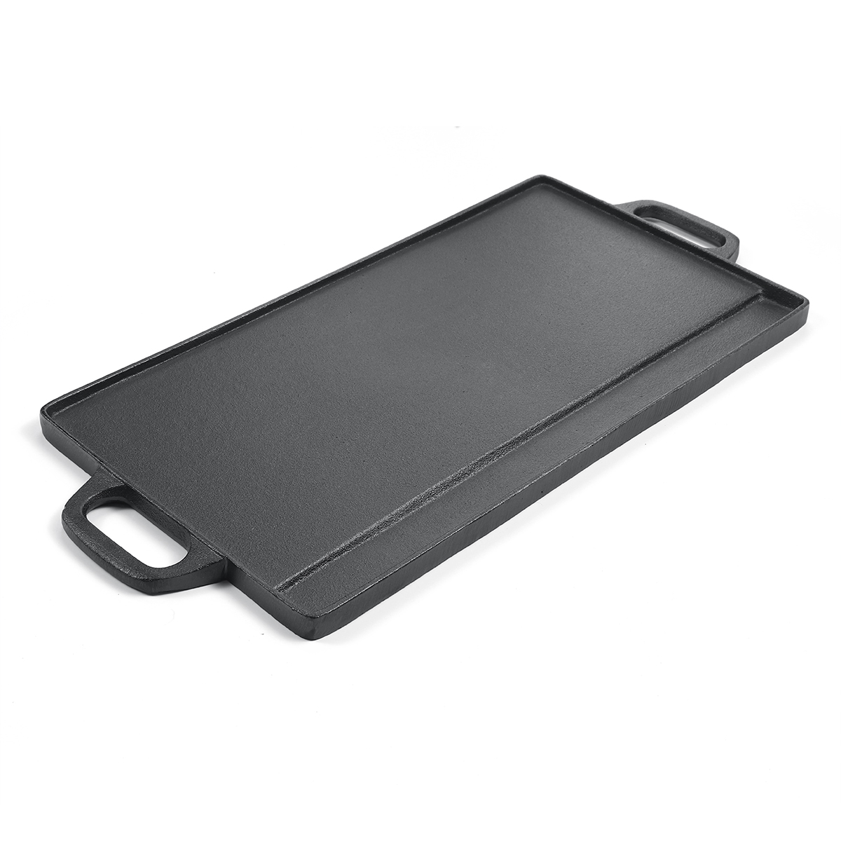 Cast Iron Griddle for Gas Stovetop 2in1 Reversible 18'' Cast Iron