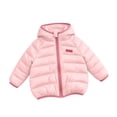 thumbnail image 7 of YUANxueke Boys Girls Puffer Jacket Zip up Hooded Winter Coat Winter Warm Outerwear,Pink,7-8 Years, 7 of 7