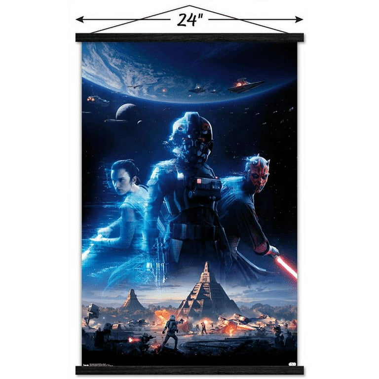 Star Wars: Battlefront 2 - Key Art Wall Poster with Magnetic Frame 