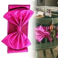 thumbnail image 2 of WMGHA Satin Chair Bow Sash Red Elegant Ribbon Tie Bows Back Sash Universal Chair Covers Ribbons Ties for Wedding Reception Banquet Events Decoration Party Supplies, 2 of 9