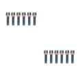 thumbnail image 2 of ziyahi Lot de 6 Vis de Potence de Vélo en Acier Inoxydable Ressorts Hexagonaux Pièces de Rechange Colorées M5 2Ensemble, 2 of 6