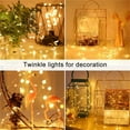 thumbnail image 4 of HESHENG 2Pack 50 LED Copper Wire String Lights USB String Lights with Remote 8 Modes Lights Watertight Remote Control Timer, Warm White, 4 of 10