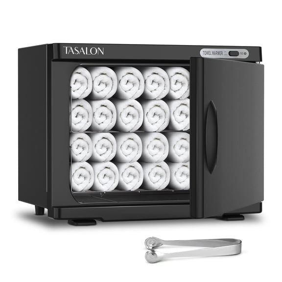 TASALON Professional Hot Towel Warmer Cabinet, 23 L Middle Capacity- Black