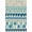 Blue, Pattern 1, variant on ODIKA 4'x6' Blue Teal Geometric Striped Contemporary Washable Area Rug Modern Abstract Horizontal Bands With Circles for Bedroom, Reading Nook, Pet Friendly & Non-Shedding
