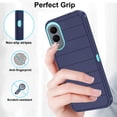 thumbnail image 5 of Compatible with Samsung Galaxy S25 Edge 5G Phone Case Hybrid Rugged Shockproof Hard Protective Drop Proof Full Body Heavy Duty Mobile Cell Cover for S25Edge 25S S 25 25Edge 6.66 2025 Women Men Blue, 5 of 7