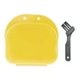 thumbnail image 5 of Unique Bargains 1 Set Braces Box with Brush Mini Braces Storage Box Yellow, 5 of 5