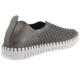 thumbnail image 2 of ILSE JACOBSEN Adult Female Tulip 3576 Flats, Color: Gun Metal, Size: 37, 2 of 4
