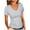 Gray, variant on Wyobmus Womens Short Sleeve Scoop Neck form-Fitting Casual Tops Tee Round Neck Slim Basic Shirts Pink