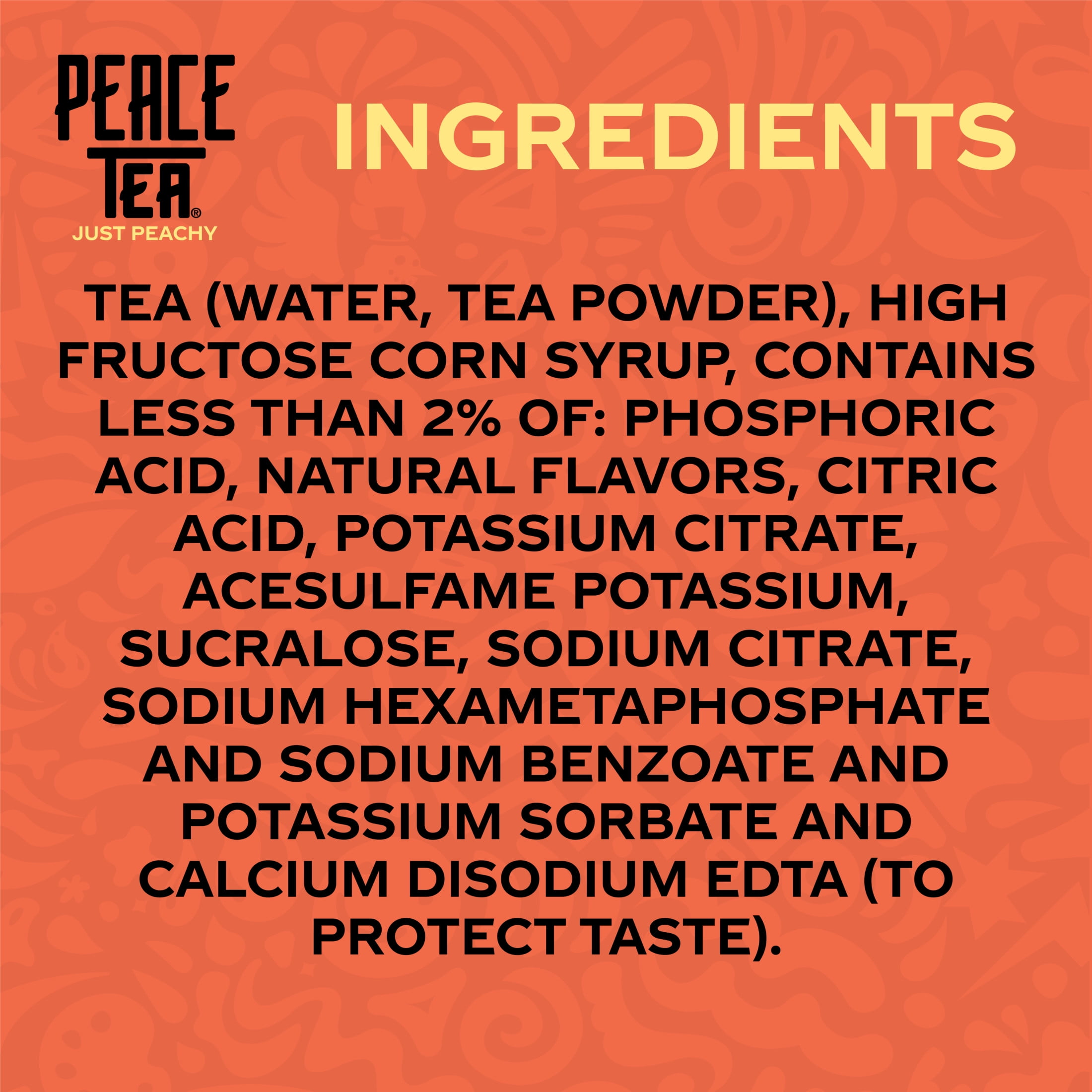 Peace Tea Just Peachy Canned Iced Tea, 16 fl oz