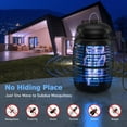 thumbnail image 2 of Bug Zapper Outdoor Indoor, 4200V High Power Electric Mosquito Zapper, Fly Zappers, Mosquito Killer,4ft Power Cord Fly Insect Killer Trap Lantern, 2 of 8