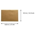 thumbnail image 4 of Troglfold Kraft Paper Envelope 10Pcs Kraft Paper File Envelope Document Storage Bag File String Pocket Postcard Envelope,6.69"X4.53"X0.04", 4 of 10