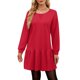thumbnail image 2 of UVN Vestidos de Otoño para Mujer, Vestido de Sudadera Casual de Gran Tamaño con Cuello Redondo y Manga Larga de Invierno, 2 of 8