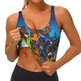 thumbnail image 4 of Lsque Scooby-Doo Printed Women'S Sports Bra, Compression, Moisture Wicking, High-Impact Sports Bra For Women,Supportive sports bra-XX-Large, 4 of 9