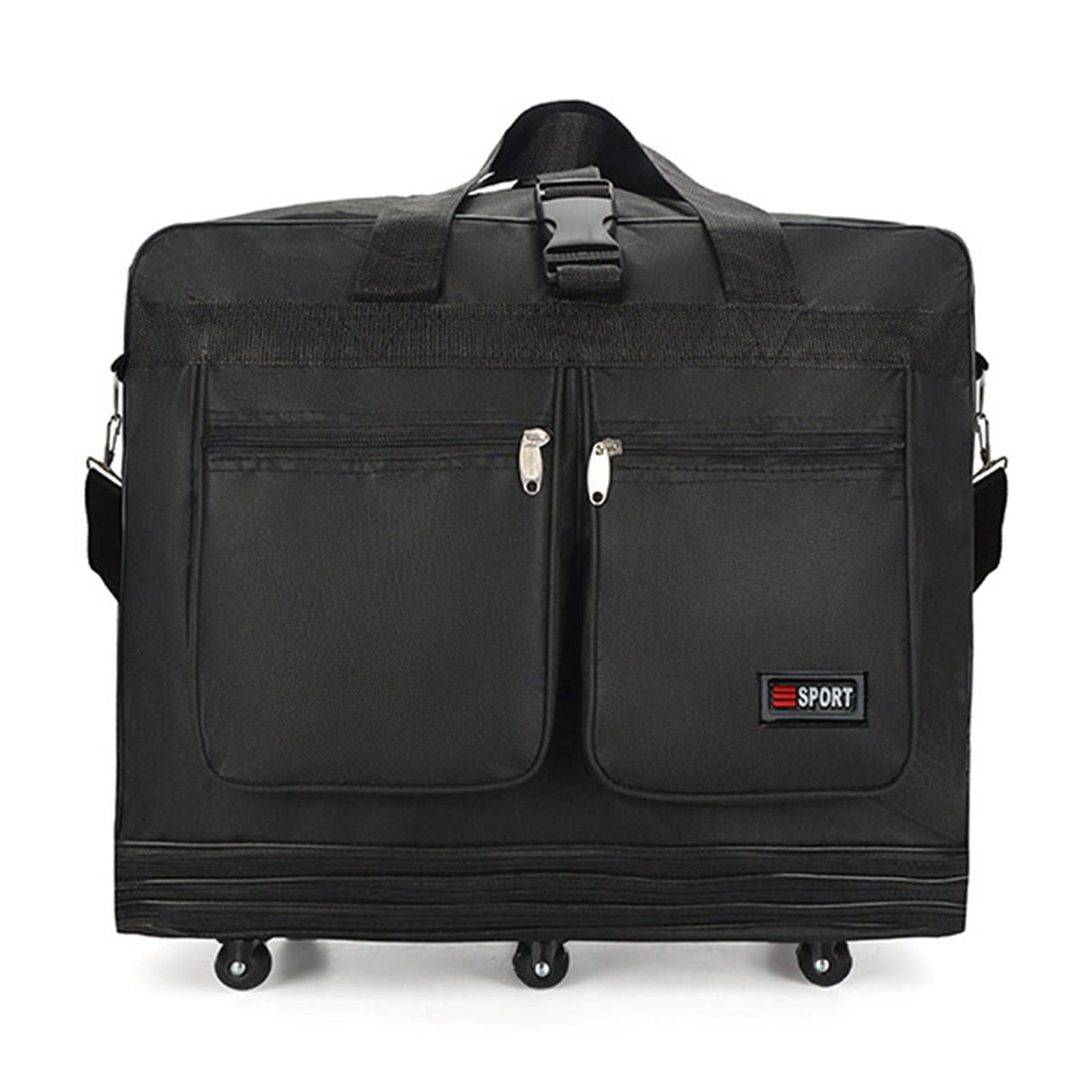 EKKIMIMI Large Capacity Aviation Checked Bag Large Capacity Study Abroad Suitcase Airplane Checked Bag Universal Wheel Folding Luggage Bag Travel Bottles for Toiletries Leak Proof