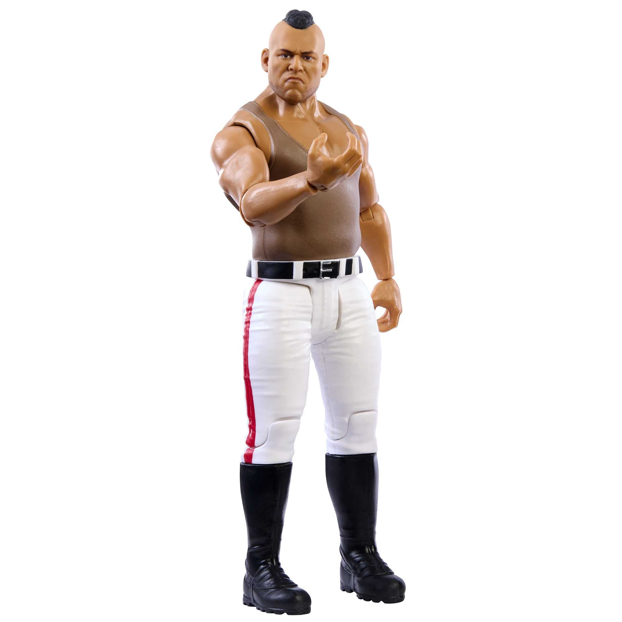 WWE Commander Azeez Basic Action Figure, Posable Collectible, Articulation & Life-Like Detail (6-in)