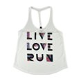 thumbnail image 1 of Camiseta sin mangas Aeropostale LIVE LOVE RUN para mujer blanca mediana, 1 of 1