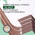 thumbnail image 3 of Aviditi Boxes Fast Small Business Packaging, Shipping Box Bulk  Cardboard, Gift, Storage, Small Corrugated Boxes, 6x6x3 663, 3 of 4