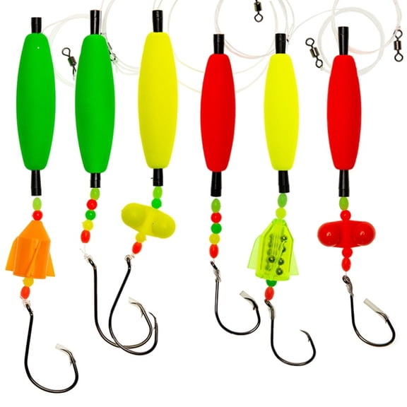 Fishing Float Rig with Foam Float, Long Cast/drift Rig for Catfish/carp, Protective Hook Sleeve, River &Lake Spring Fishing Gift, A, 1Pcs