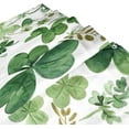 thumbnail image 3 of Coolnut Saint Patricks Green Shamrock Bath Curtain Rugs Sets 2 Pcs, Bathroom Theme Set with Shower Curtain and Non-Slip Carpet -12 Hooks-60X72in119 Home Decor, 3 of 7