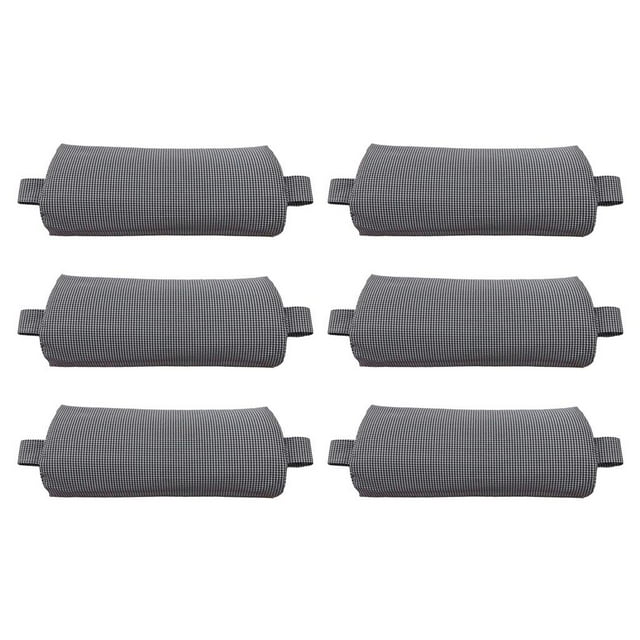 Almohada De Cojín De 6 Piezas Para Sillas Plegables / Sillón / Sillón Reclinable Gris DYNWAVEMX Almohada Sling Sillas Tumbona