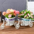 thumbnail image 4 of POINTERTECK Flower Basket Tricycle Multi-fuction Plastic Bowknot Flower Vase Stand for Wedding, 4 of 8