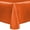 Orange, variant on Ultimate Textile Reversible Shantung Satin - Majestic 52 x 70-Inch Oval Tablecloth Orange