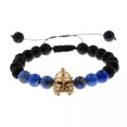 thumbnail image 2 of RSAMD 8MM 7 Chakra Men's Hematite Natural Stone Lion Buddha Beaded Charm Bracelet Gift-L004-1, 2 of 4