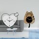 thumbnail image 2 of Reloj De Pared Con Forma De Corazón De Gato, Decoración Acrílica, Creativo, Movimiento Silencioso, Adorno Artístico, Bonito Reloj Silencioso Colgante Para Sala De Estudio, Cafetería,, 2 of 8