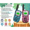 thumbnail image 3 of 2 Pack Walkie Talkies for Kids, 3 KMs Long Range Children Walky Talky Handheld Radio Kid Toy Gifts for Boys and Girls, 3 of 15