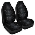 thumbnail image 2 of Chririnla Halloween Spider Web Print Auto Seat Covers 2pc Set Easy Install Full Wrap Resistant Elastic Bucket Seat Covers Elastic Back,fit Most Vehicle, 2 of 6