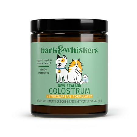 Bark & Whiskers New Zealand Colostrum, 90 scoops, Supports Gut and Immune Health, Non-GMO