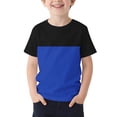 thumbnail image 2 of ATOGUTA T Shirts Boys Short Sleeve Crew Neck Summer Trendy T-Shirts Clothes for Teen Boys Dark Blue, Size 2T-13, 2 of 6